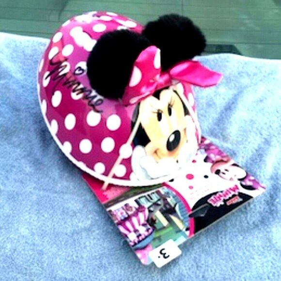 Bicycle Helmet . Minnie Mouse . Adjustable Sizing . Ages 3Up . New w/ Tags